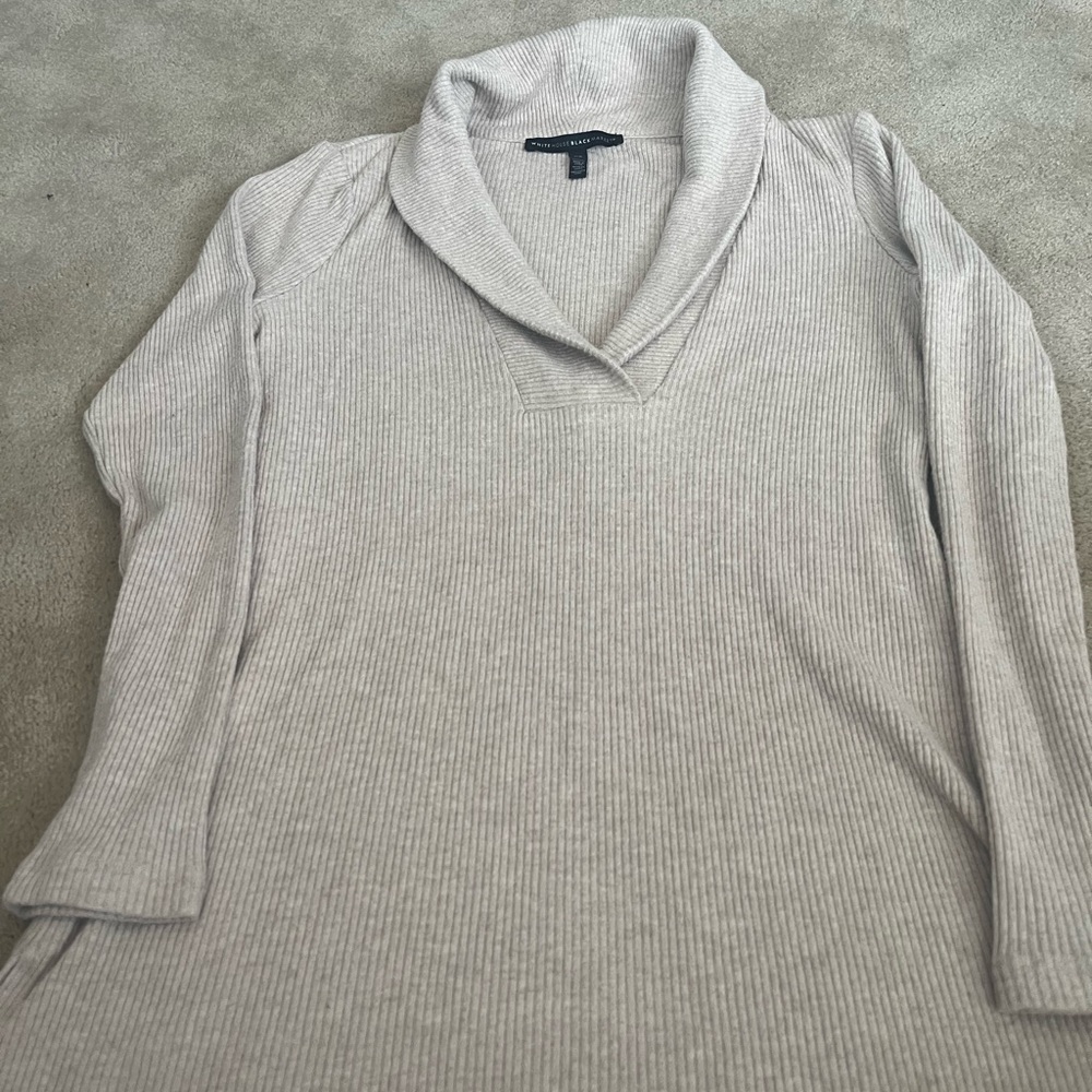 WHBM Women's Tan Tunic Sweater, XS